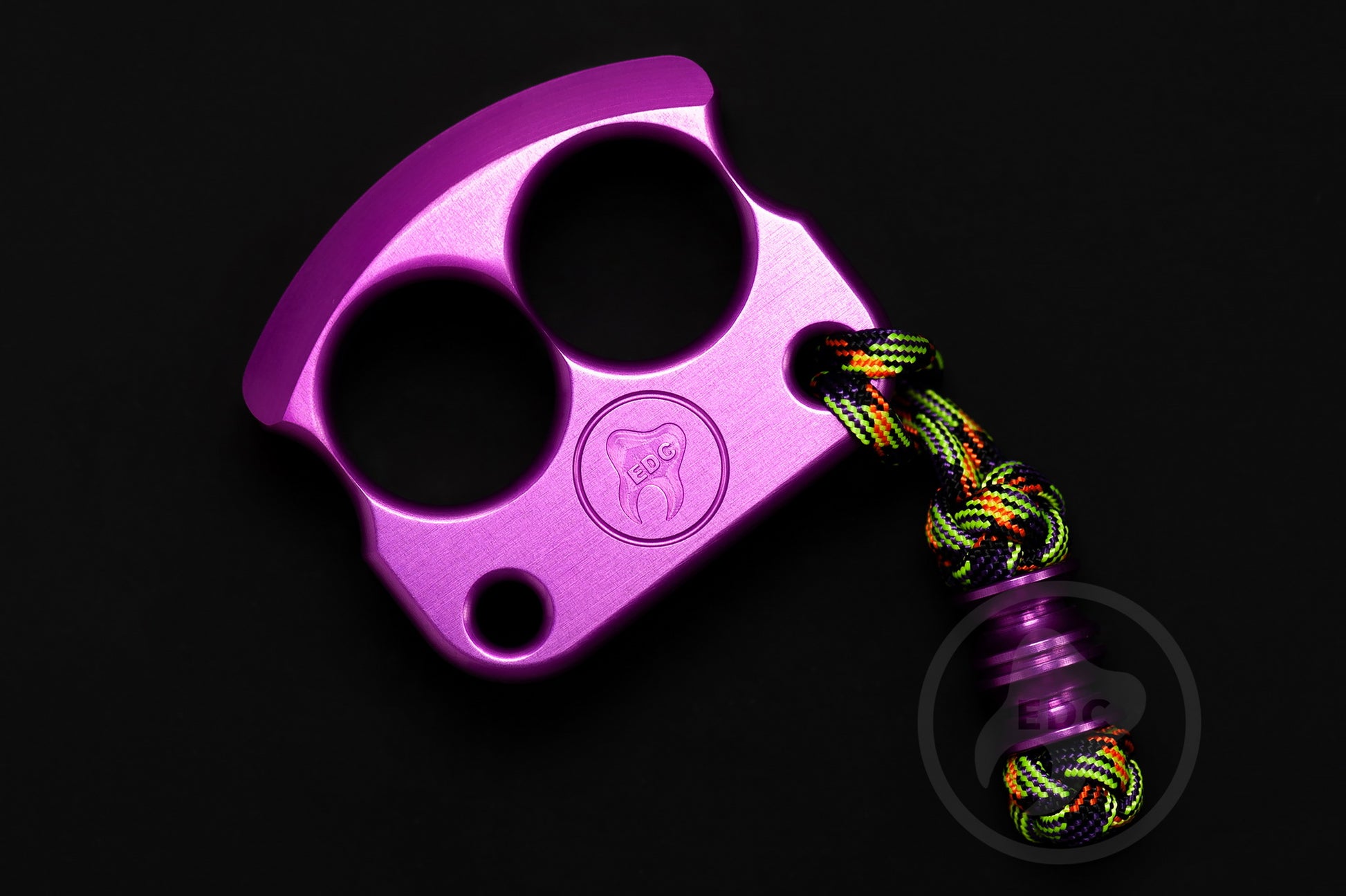 cool aluminum purple 2 finger brass knuckles DFK 01 - 3