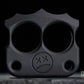 best cerakote coated armor black 2 finger edc knuckles DFK 03 - 1
