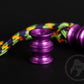 Purple cool aluminum bead for bracelets Cylinder _ 2