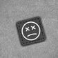 EDC Velcro Patch Sad Face Black and White