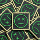 EDC Velcro Patch Sad Face Black, Yellow and Green