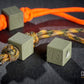 Knife Lanyard Bead Cube Cerakote Coating H-248 Forest Green