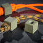 Knife Lanyard Bead Cube Cerakote Coating H-248 Forest Green