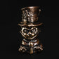 Knife Lanyard Brass Bead Cheshire Cat In Hat