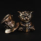 Knife Lanyard Brass Bead Cheshire Cat In Hat