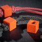 Lanyard Bead Edc Cube Cerakote Coating H-128 Hunter Orange