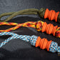 Lanyard Bead For Knives Cylinder Cerakote Coating H-128 Hunter Orange