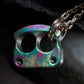 Men Pendant Necklace EDC Knuck DFK 01 Splash Anodized Ti