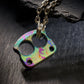 Men Pendant Necklace EDC Knuck DFK 01 Splash Anodized Ti