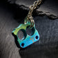 Men Pendant Necklace EDC Knuck DFK 03 Splash Anodized Ti