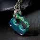 Men Pendant Necklace EDC Knuck DFK 03 Splash Anodized Ti