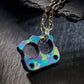 Necklace Men's EDC Knuck DFK 03 Splash Anodized Ti