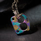 Necklace Mens EDC Knuck DFK 01 Splash Anodized Ti