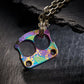 Necklace Mens EDC Knuck DFK 01 Splash Anodized Ti