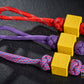 Yellow Cerakote cheap knife lanyard bead Cube _ 5