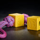 Yellow Cerakote cheap knife lanyard bead Cube _ 1
