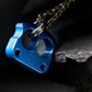 Blue aluminum men's pendant EDC knuckle DFK 01 _ 3
