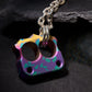 Pendant Necklace For Men EDC Knuck DFK 03 Splash Anodized Ti