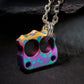 Pendant Necklace For Men EDC Knuck DFK 03 Splash Anodized Ti