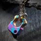 Pendant Necklace For Men EDC Knuck SFK 01 Splash Anodized Ti