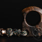 Set of Single Finger Knuckle Duster SFK 01 Stab Wood & Brass Skull Bead Paracord Ragnar Lodbrok