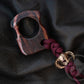 Set of Single Knuckle Duster SFK 01 Stab Ironwood & Brass Paracord Bead Dragonborn's Helmet