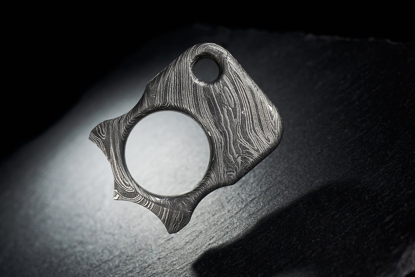 Single Brass Knuckle SFK 03 Damascus