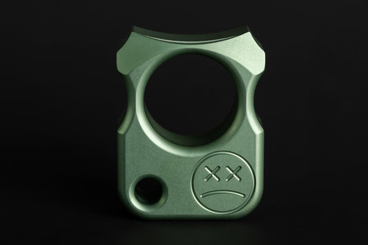 Single Brass Knuckles SFK 02 Oliva Anodizing Type 2