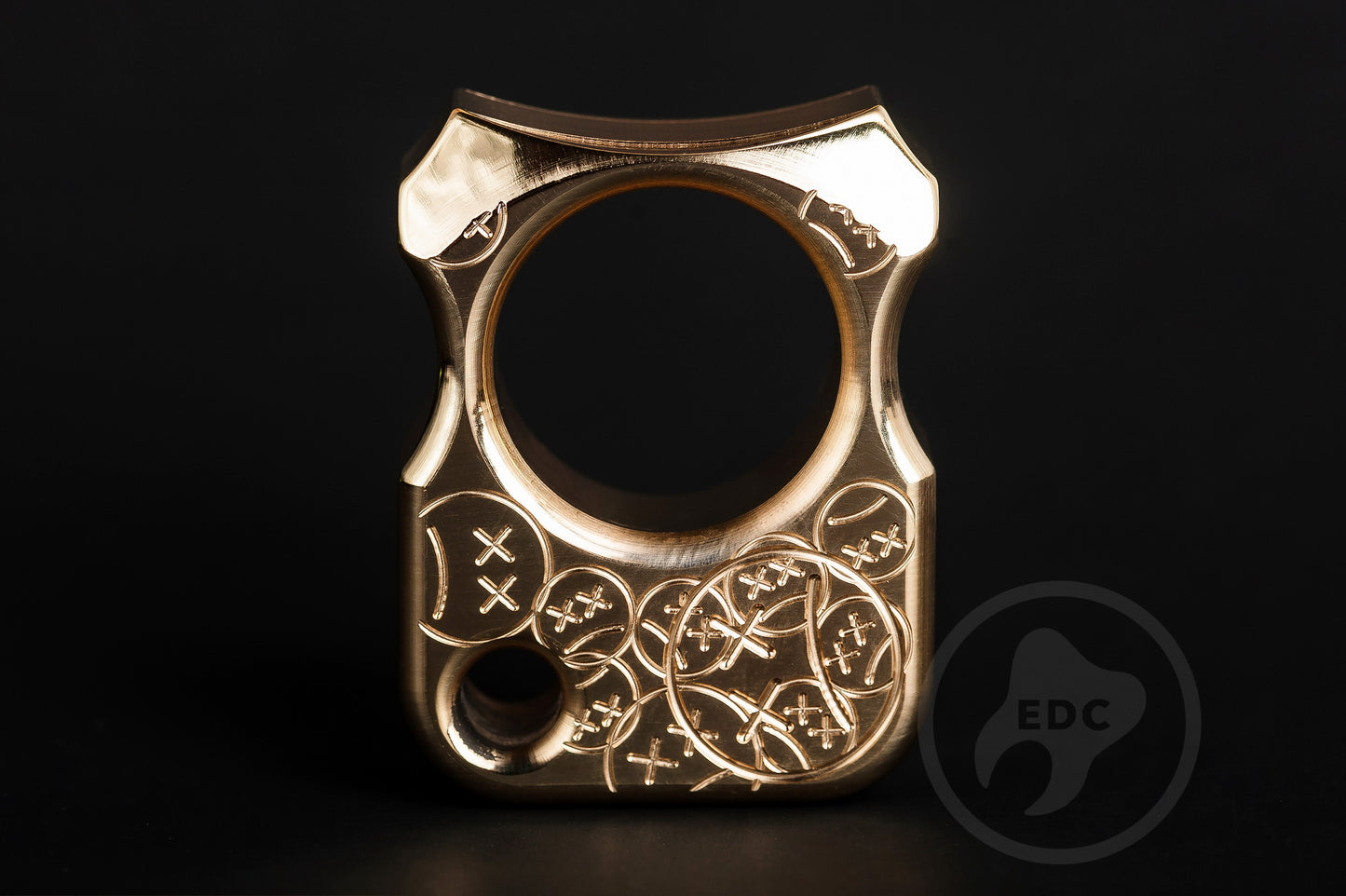 Single Brass Knuckles SFK 02 Stamp Polished