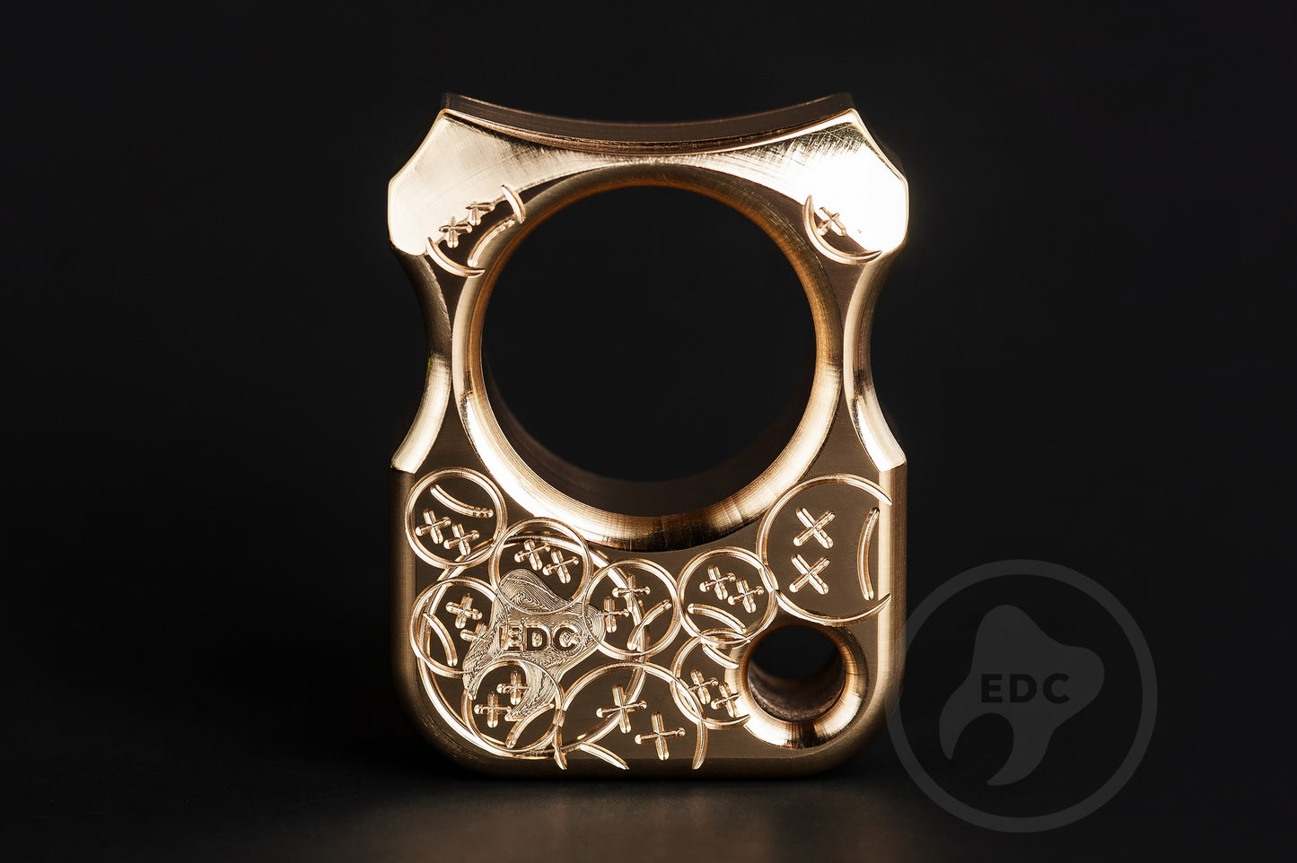 Single Brass Knuckles SFK 02 Stamp Polished