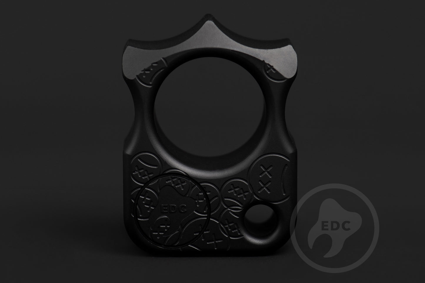 Single Brass Knuckles SFK 03 Stamp Black Anodizing Type 3