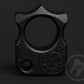 Black cheap aluminum one finger knuckle duster SFK 03 _ 4
