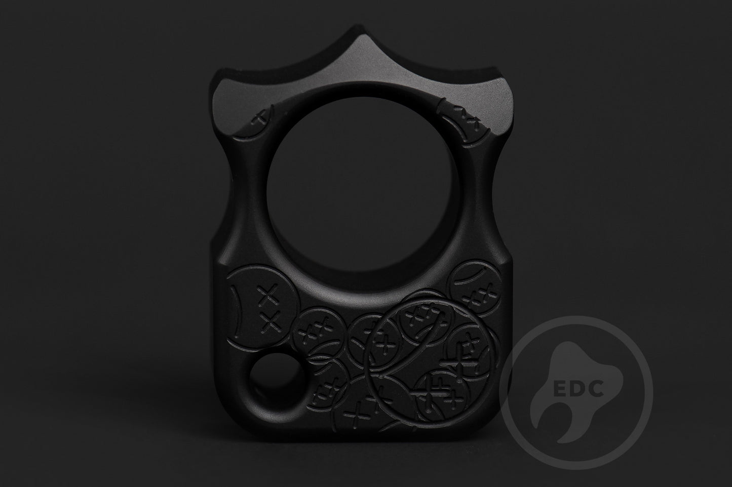 Single Brass Knuckles SFK 03 Stamp Black Anodizing Type 3