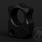 Black cheap aluminum one finger knuckle duster SFK 03 _ 5