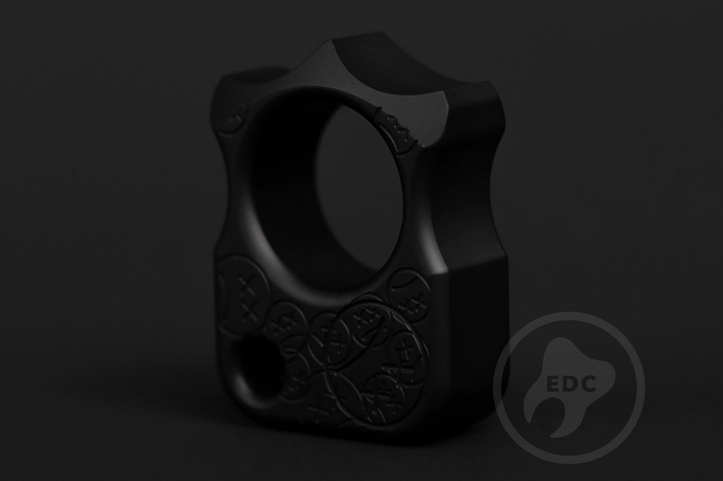 Single Brass Knuckles SFK 03 Stamp Black Anodizing Type 3