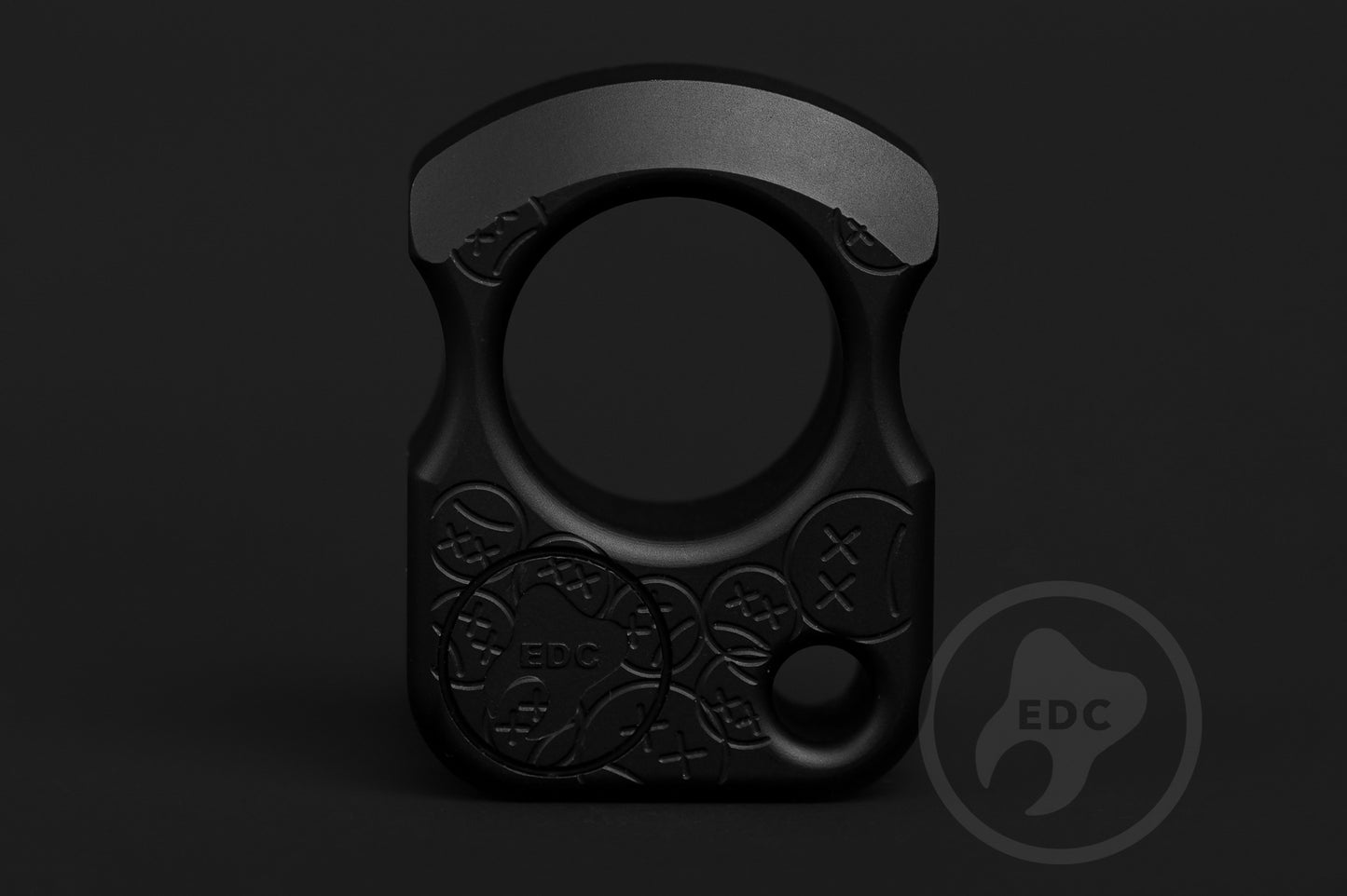 Single Finger Brass Knuckles SFK 01 Stamp Black Anodizing Type 3