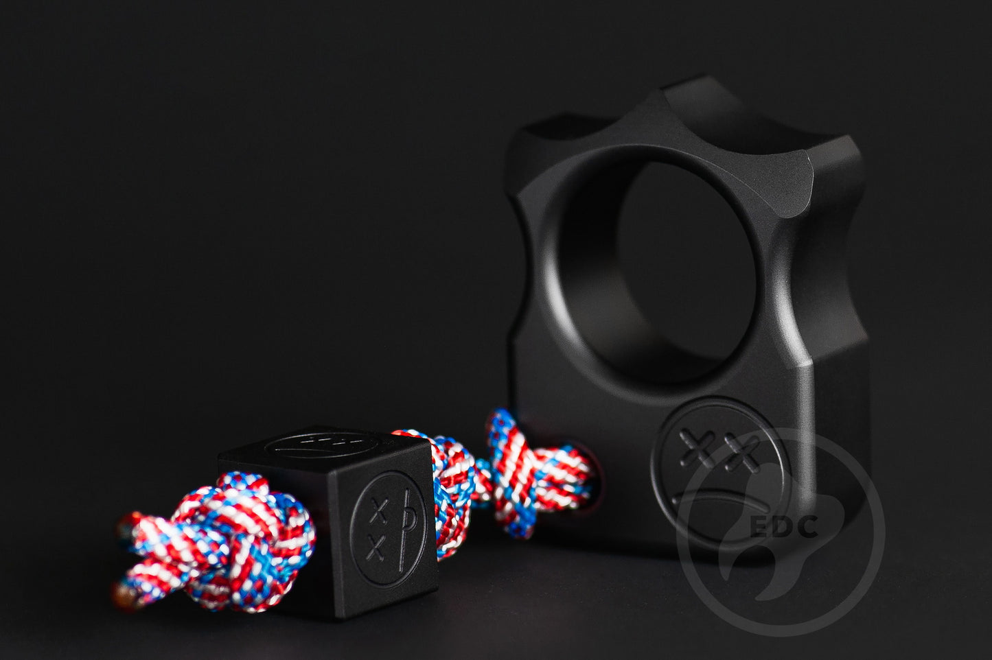 Single Finger Brass Knuckles SFK 03 Black Anodizing Type 3