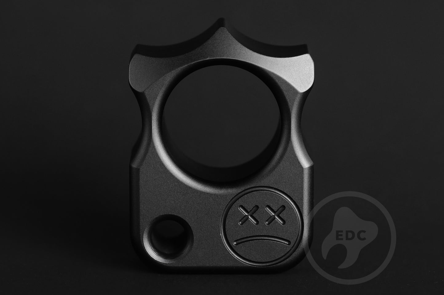 Single Finger Brass Knuckles SFK 03 Black Anodizing Type 3