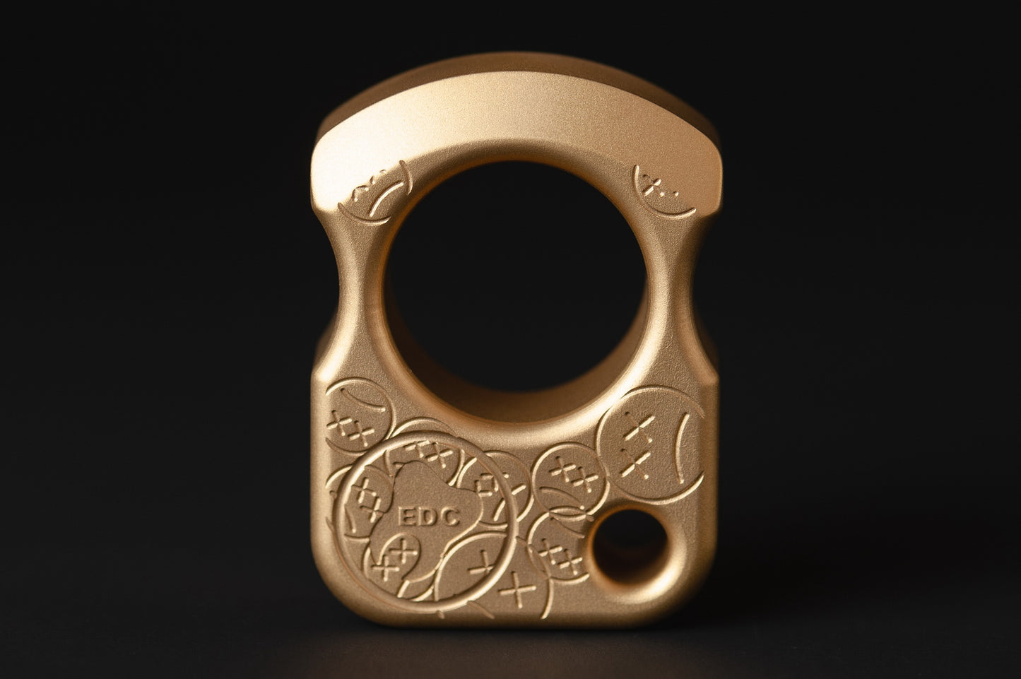 Single Finger Knuckle Brass SFK 01 Stamp Sandblasted