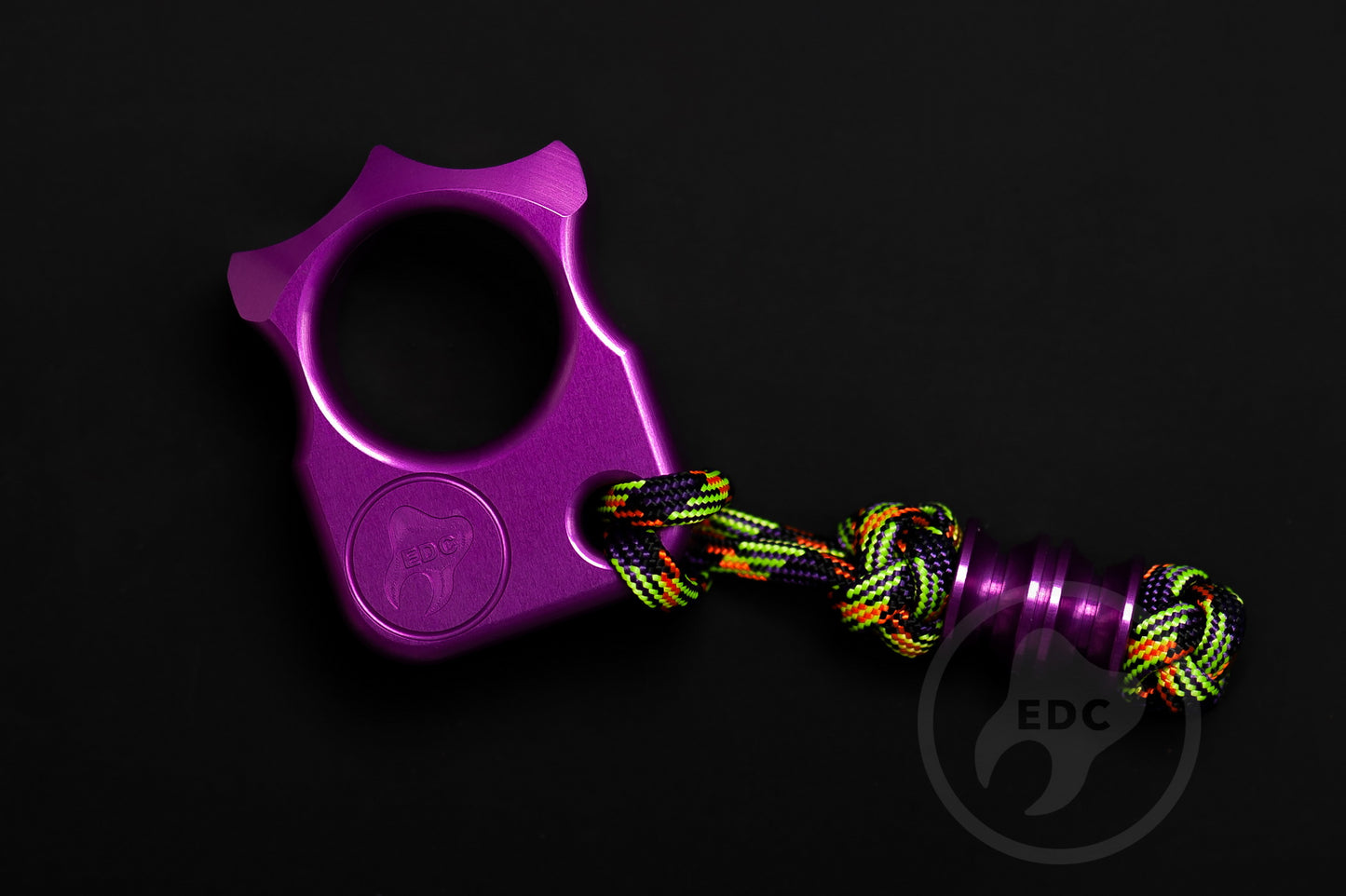 Single Finger Knuckle Brass SFK 03 Purple Anodizing Type 2