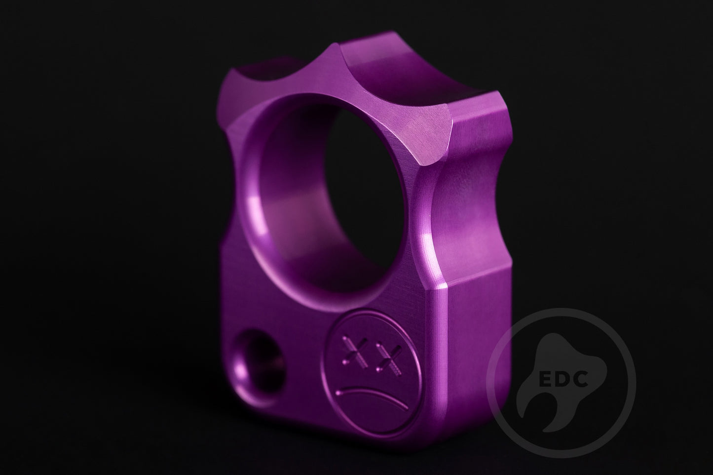 Single Finger Knuckle Brass SFK 03 Purple Anodizing Type 2