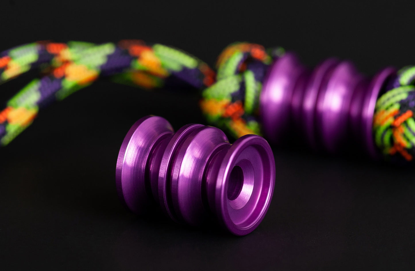 Single Finger Knuckle Brass SFK 03 Purple Anodizing Type 2