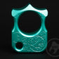 Teal real aluminum 1 finger knuckle duster SFK 03 _ 3