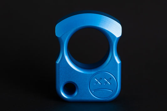 Single Knuckle Brass SFK 01 Blue Anodizing Type 2