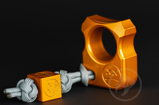 Single Knuckle Brass SFK 02 Orange Anodizing Type 2