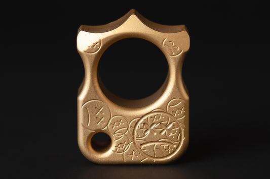 Single Knuckle Brass SFK 03 Stamp Sandblasted