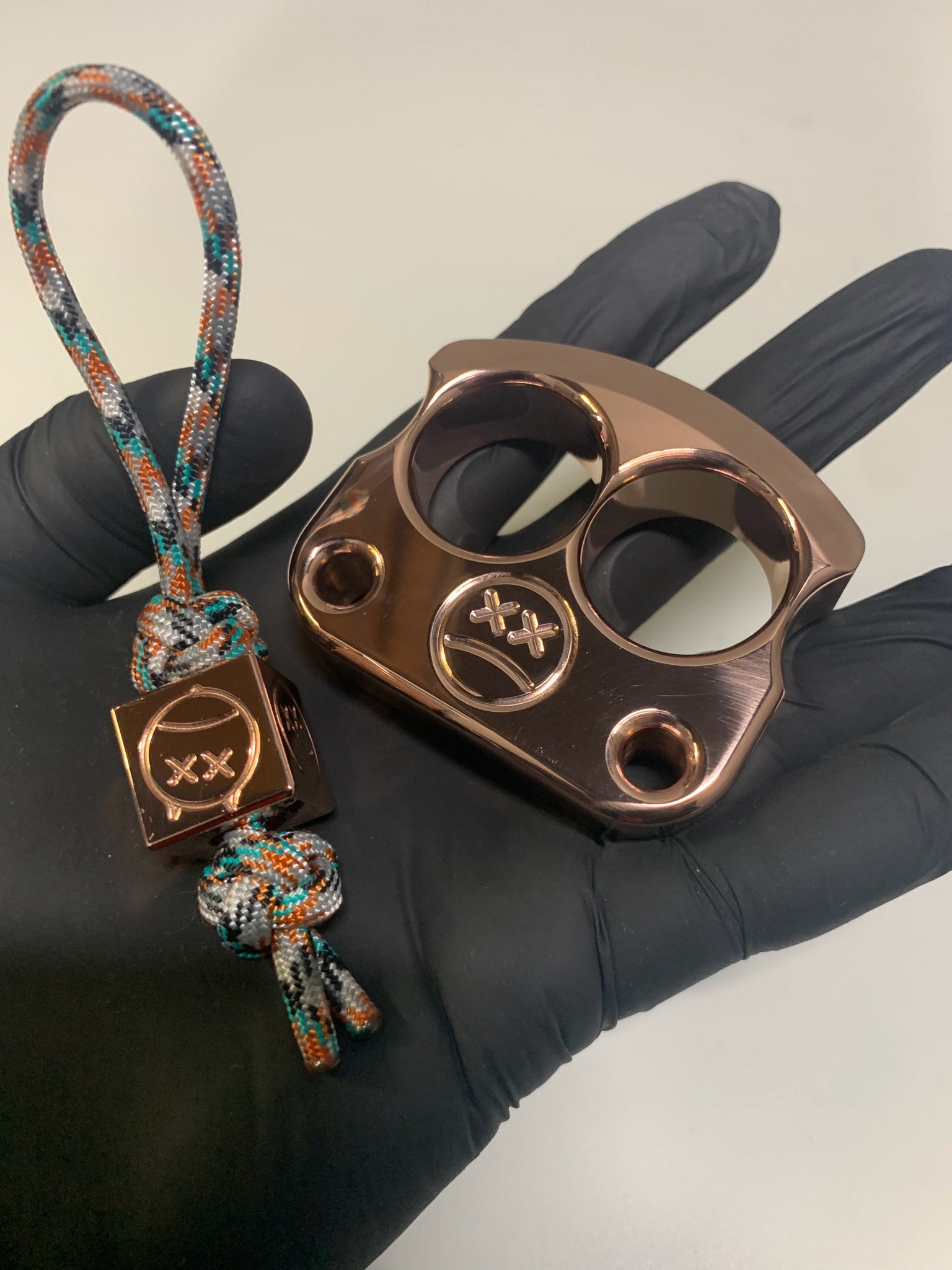 cool copper polished edc knuckles DFK 01 - 9