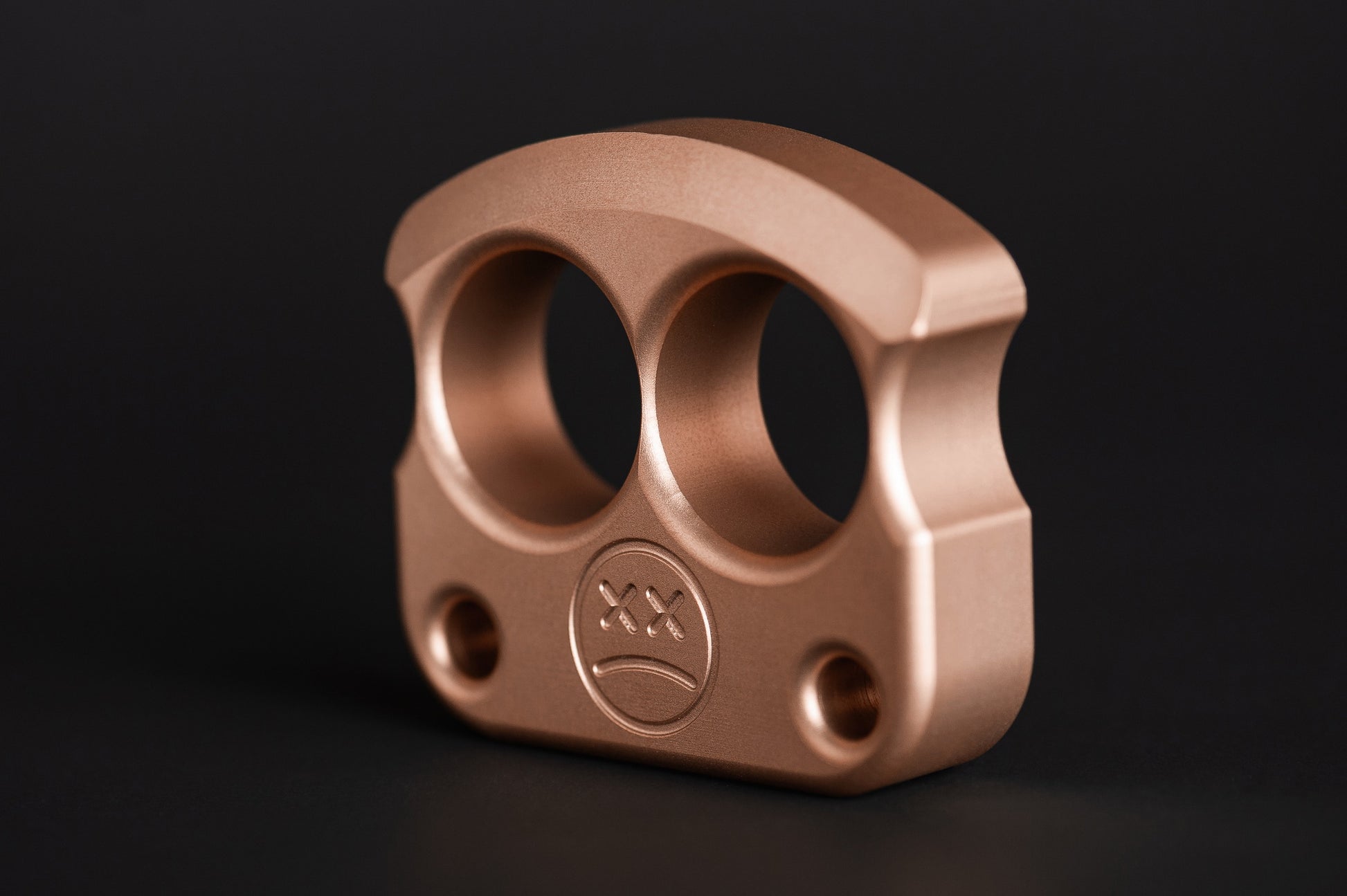 the best copper sandblasted 2 finger brass knuckles DFK 01 - 3