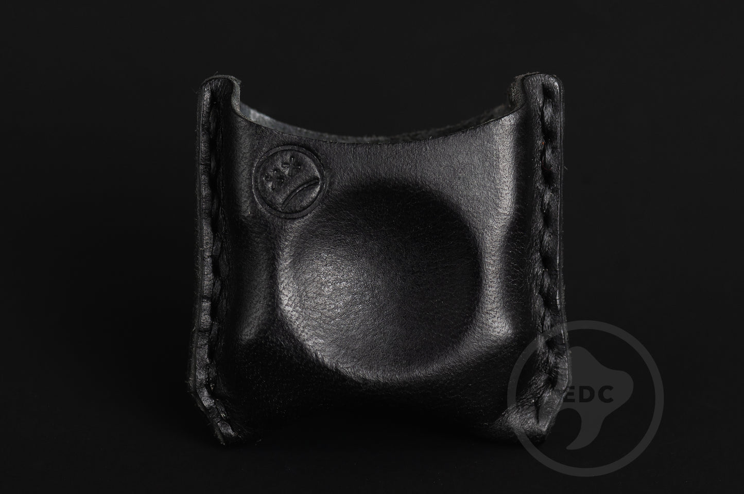 EDC Pouch Black Leather for Knuck SFK 02