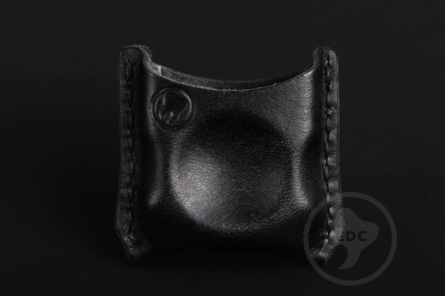 EDC Pouch Black Leather for Knuck SFK 02